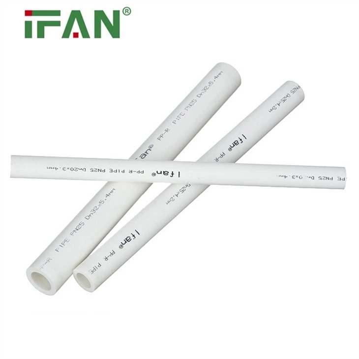 white PPR pipe